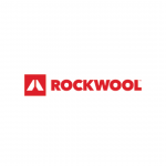 the rockwool logo in red and in full caps